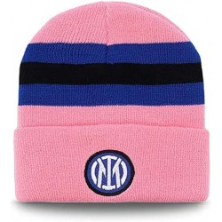 Cappello cuffia rosa logo...